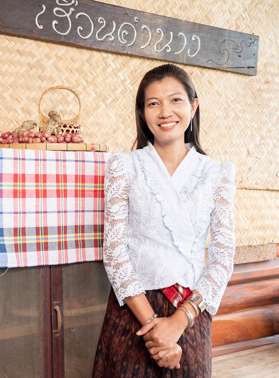 นางสาวณัฎฐภรณ์ คมจิต ผู้ก่อตั้งร้านเฮือนคำนาง และพาข้าวอีสานแบบ Norwegian Thai Taste